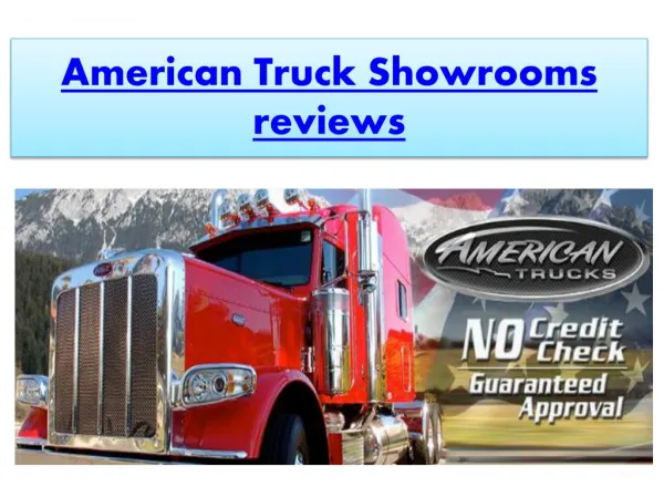 American Truck Showrooms