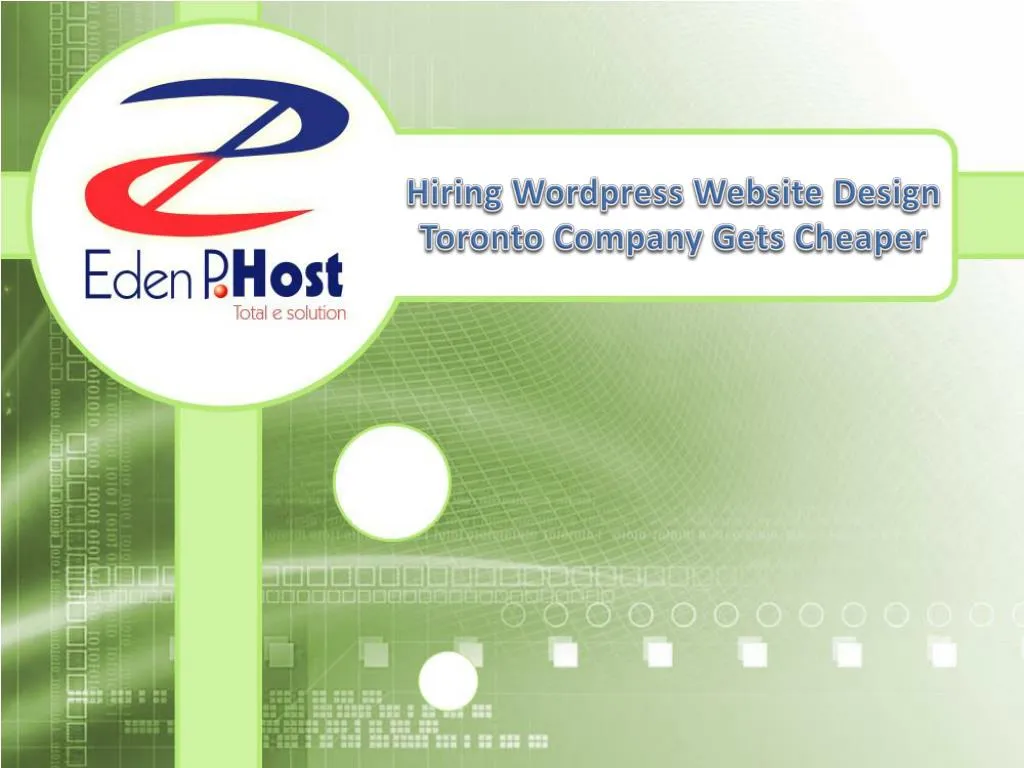 hiring wordpress website design toronto company gets cheaper