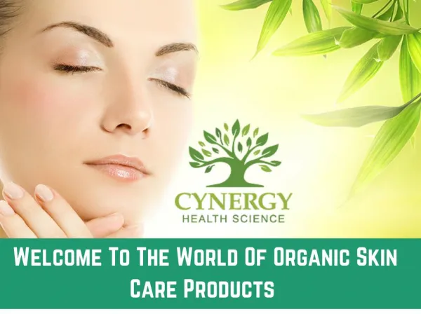 Organic Skin Care Products for Women