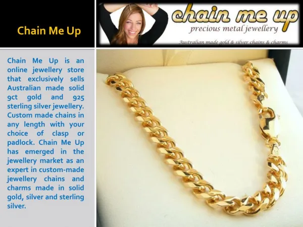 Gold Chains For Men & Women