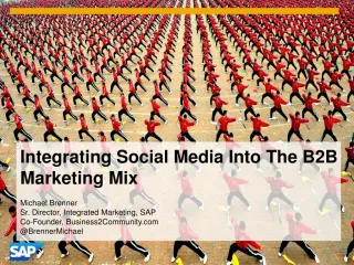 Integrate Social Media Into Your Marketing - slide 1