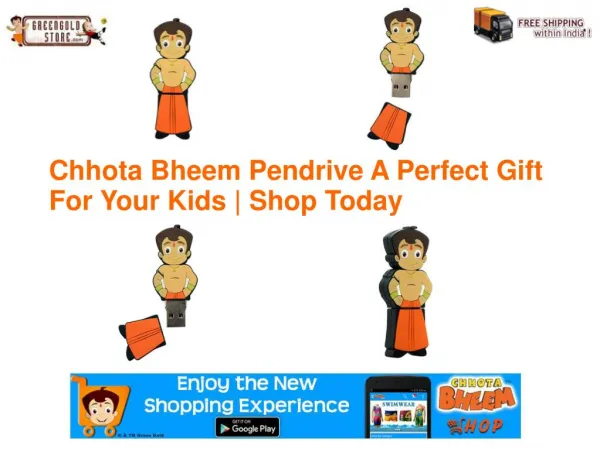 Chhota Bheem Pendrive A Perfect Gift for Kids
