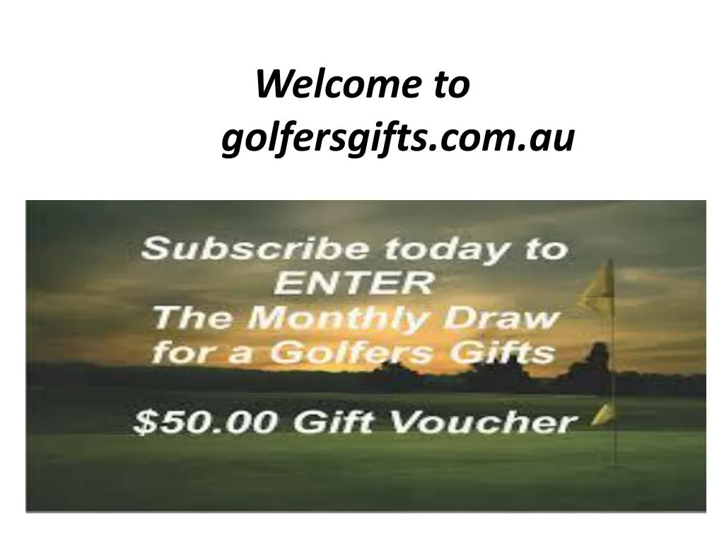 welcome to golfersgifts com au