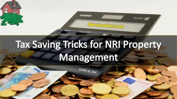 Tax Saving Tricks for NRI Property Management