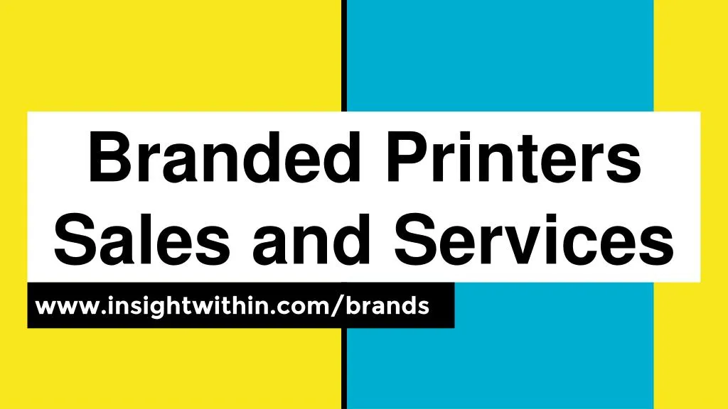 branded printers sales and services
