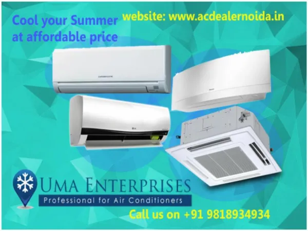 Low Cost AC from AC Dealers in Noida Call 9818934934