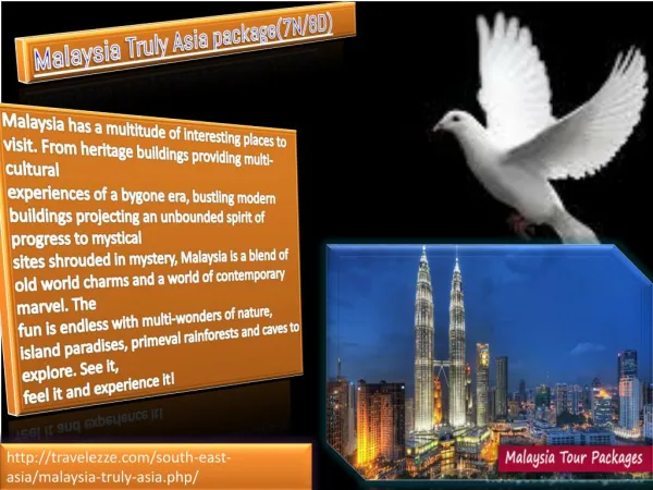 Malaysia Truly Asia package(7N/8D)