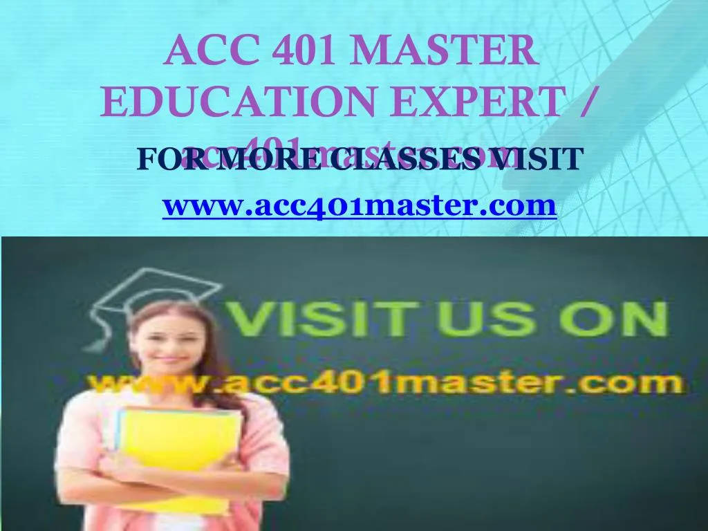acc 401 master education expert acc401master com