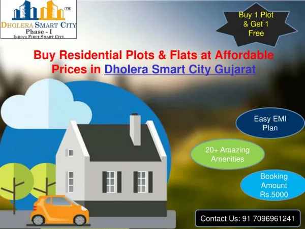 Buy Plots in Dholera Smart City Gujarat