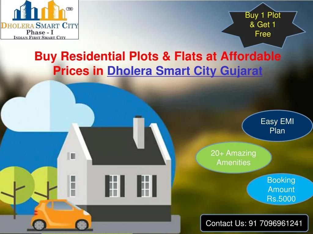buy residential plots flats at affordable prices in dholera smart city gujarat