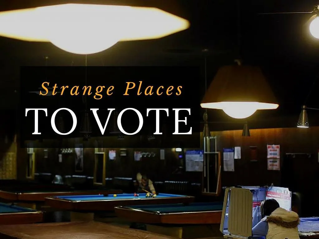 strange places to vote