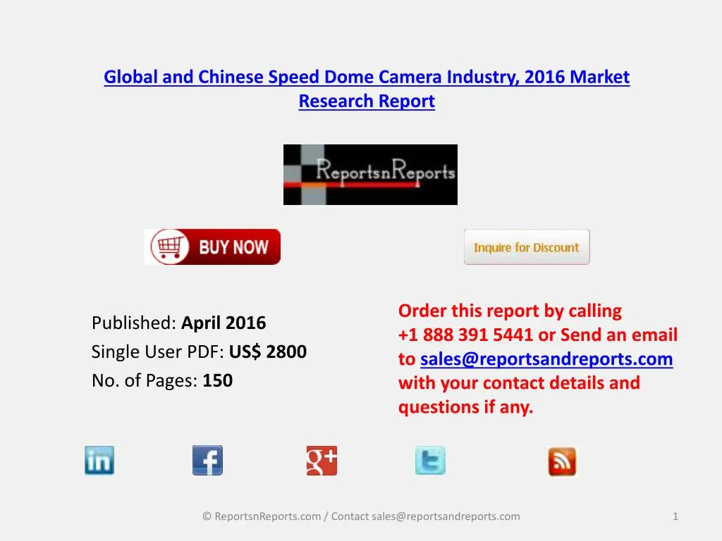 global and chinese speed dome camera industry 2016 market research report