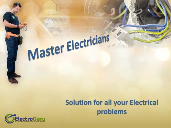 Looking for the Master Brisbane Electricians