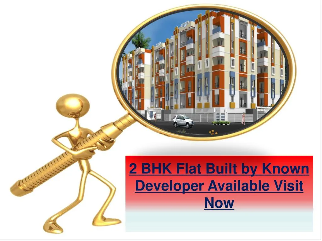 2 bhk flat built by known developer available visit now