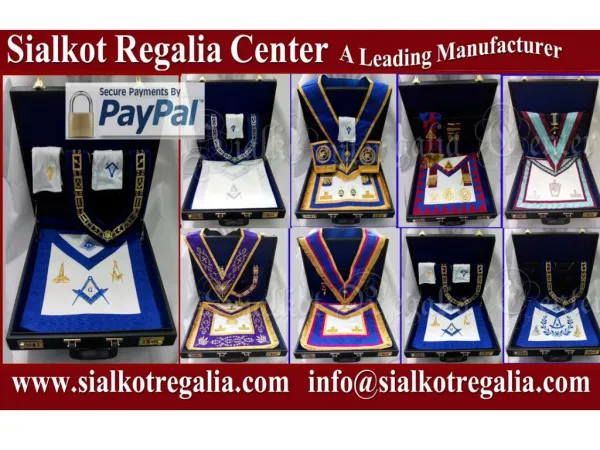 Masonic Regalia Apron cases leather