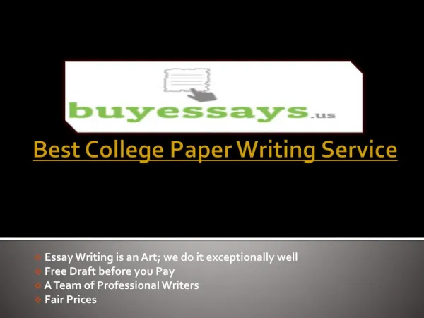 College paper Writing service