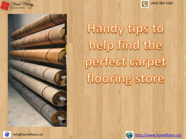 Handy tips to help find the perfect carpet flooring store