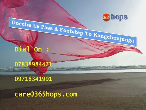 goecha la pass a footstep to kangchenjunga