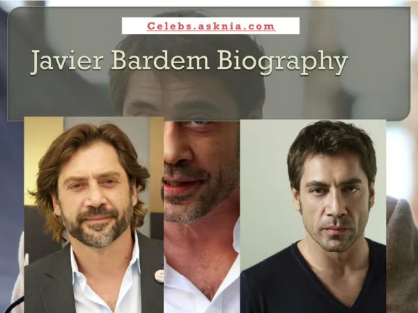 Javier Bardem Biography