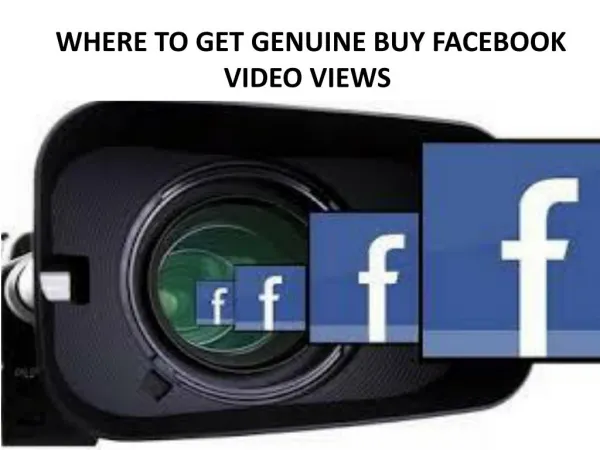 Get Real Facebook Video Views