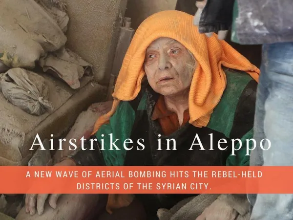 Airstrikes in Aleppo