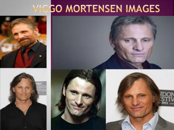 Viggo Mortensen Biography | Biography Of Viggo Mortensen
