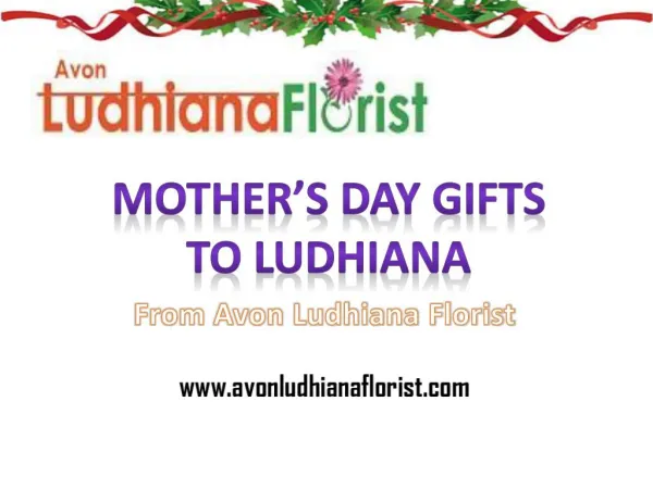 Send Mother's Day Gift To Ludhiana