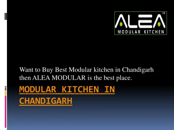 Buy modular kitchen in chandigarh