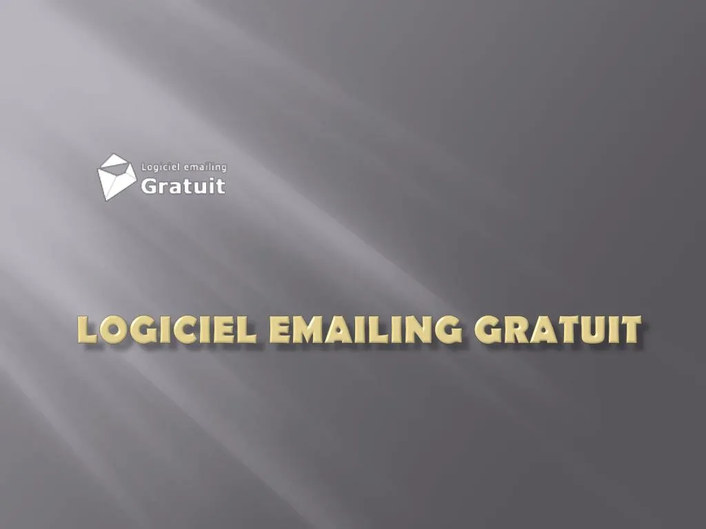 logiciel emailing gratuit