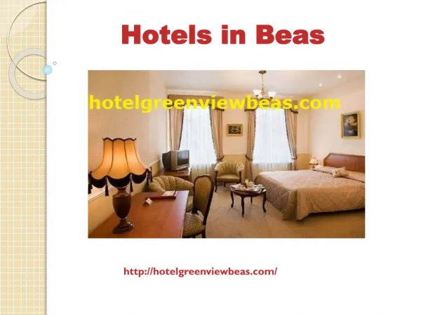 Hotels in Beas | HotelGreenViewBeas | Hotel in Beas