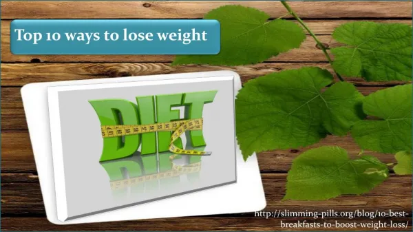 Top 10 ways to lose weight