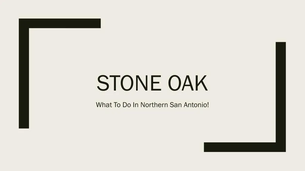 stone oak
