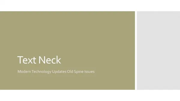 Text neck | Back Pain Specialist San Antonio