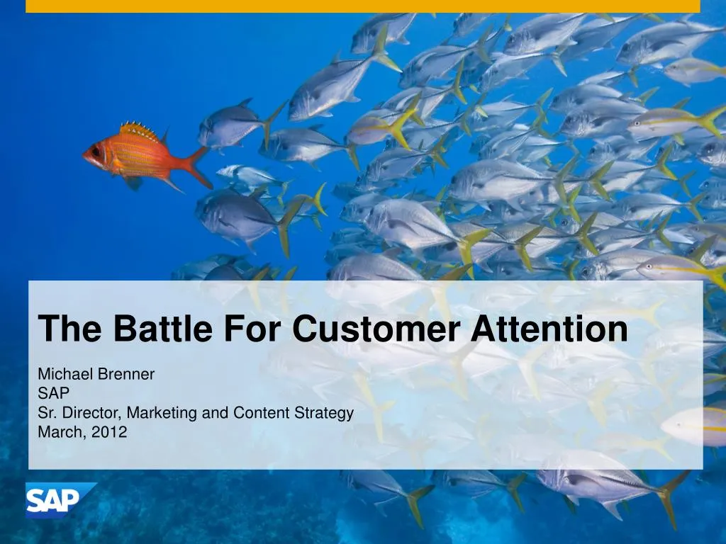 the battle for customer attention