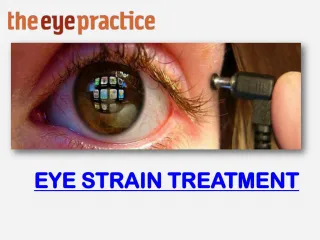 EYE STRAIN TREATMENT - The Eye Practice - slide 1