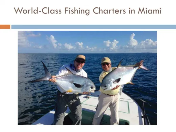Miami Sport Fishing Charter