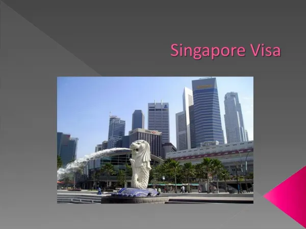Visas for Singapore