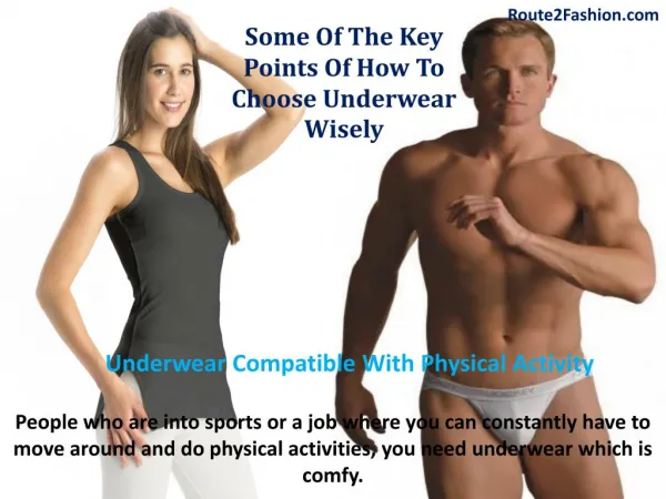 Some Of The Key Points Of How To Choose Underwear Wisely