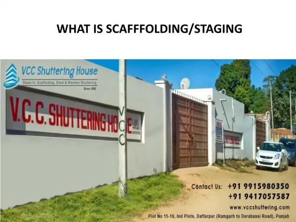Shuttering & Scaffolding Store/suppliers on Rent/Hire in Chandigarh, Panchkula, Mohali