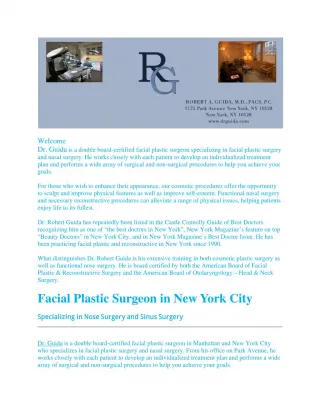 Revision Rhinoplasty - slide 1