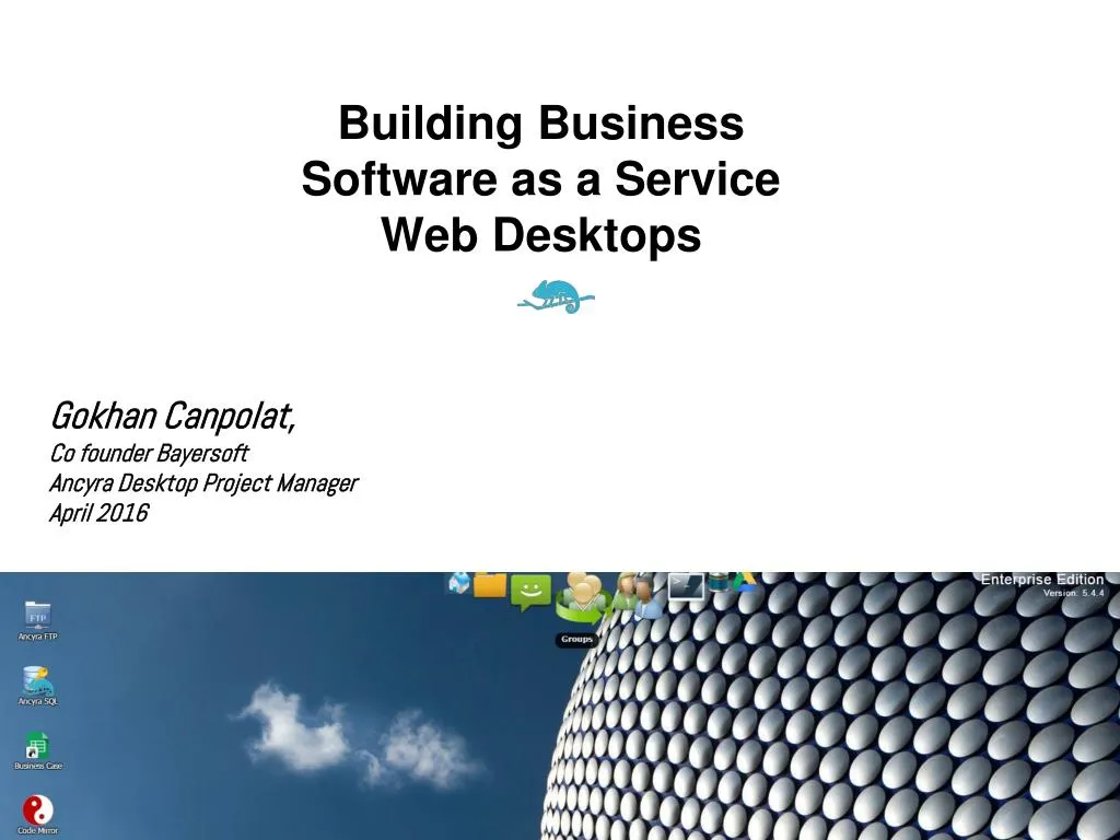 building business s oftware as a service web desktops