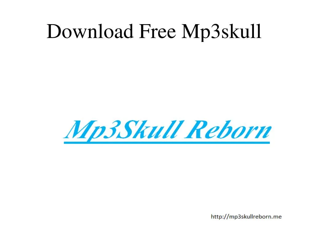 download free mp3skull music