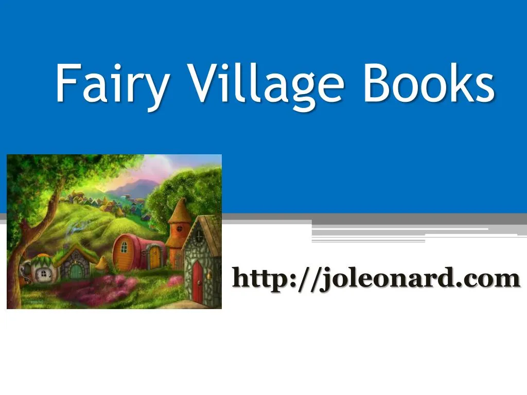 fairy village books