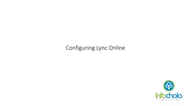 Configuring Lync Online - infochola