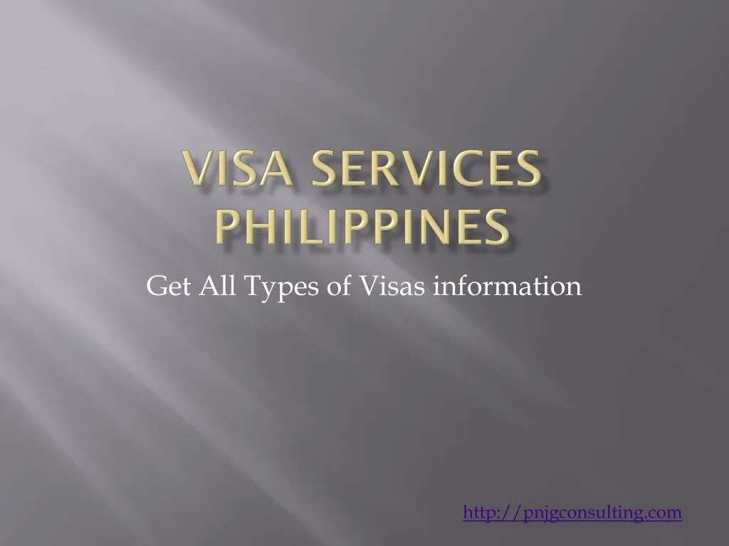 visa services philippines