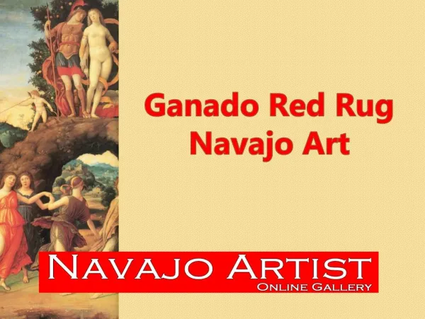 Ganado Red Rug Navajo Art