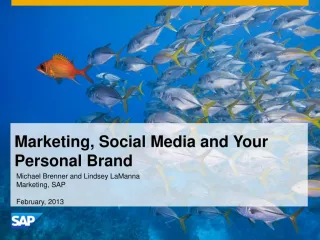 Marketing, Social Media and Your Personal Branding