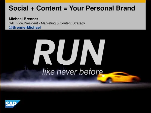 Social Content = Your Personal Brand
