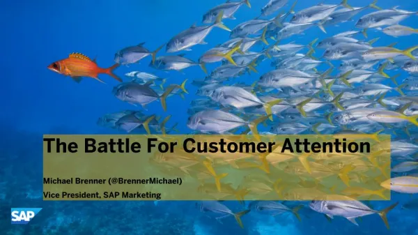 The Battle For Customer Attention #BMABlaze