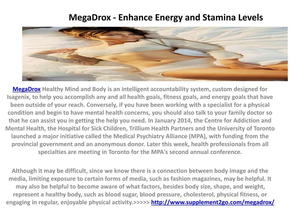 megadrox enhance energy and stamina levels